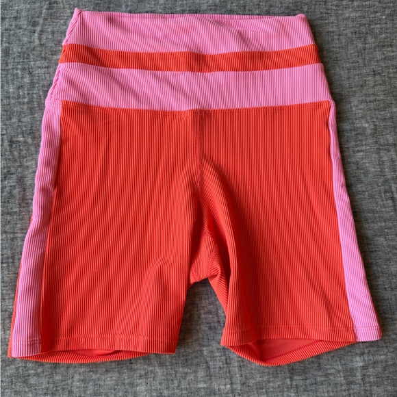 Beach Riot Samantha Rib Color-Block Shorts - Picture 3 of 5
